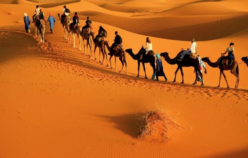 Voyage dans le temps : circuit de 5 jours dans le désert de Marrakech à Merzouga