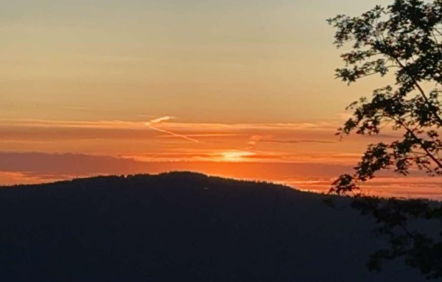 Gîte LE MANALA avec vue sur le coucher du soleil – à Munwiller en Alsace