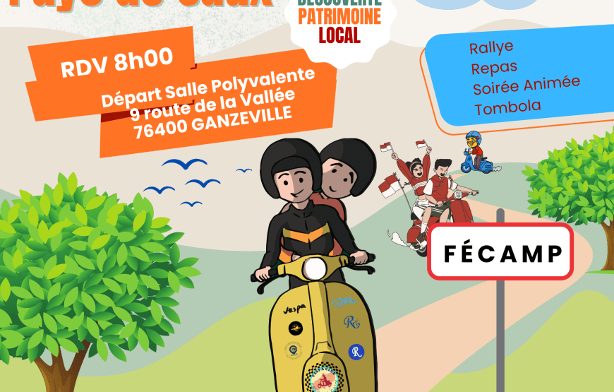 Vespa Club Pays de Caux – Rallye 2 & 3 Août  2025 à Ganzeville (76)
