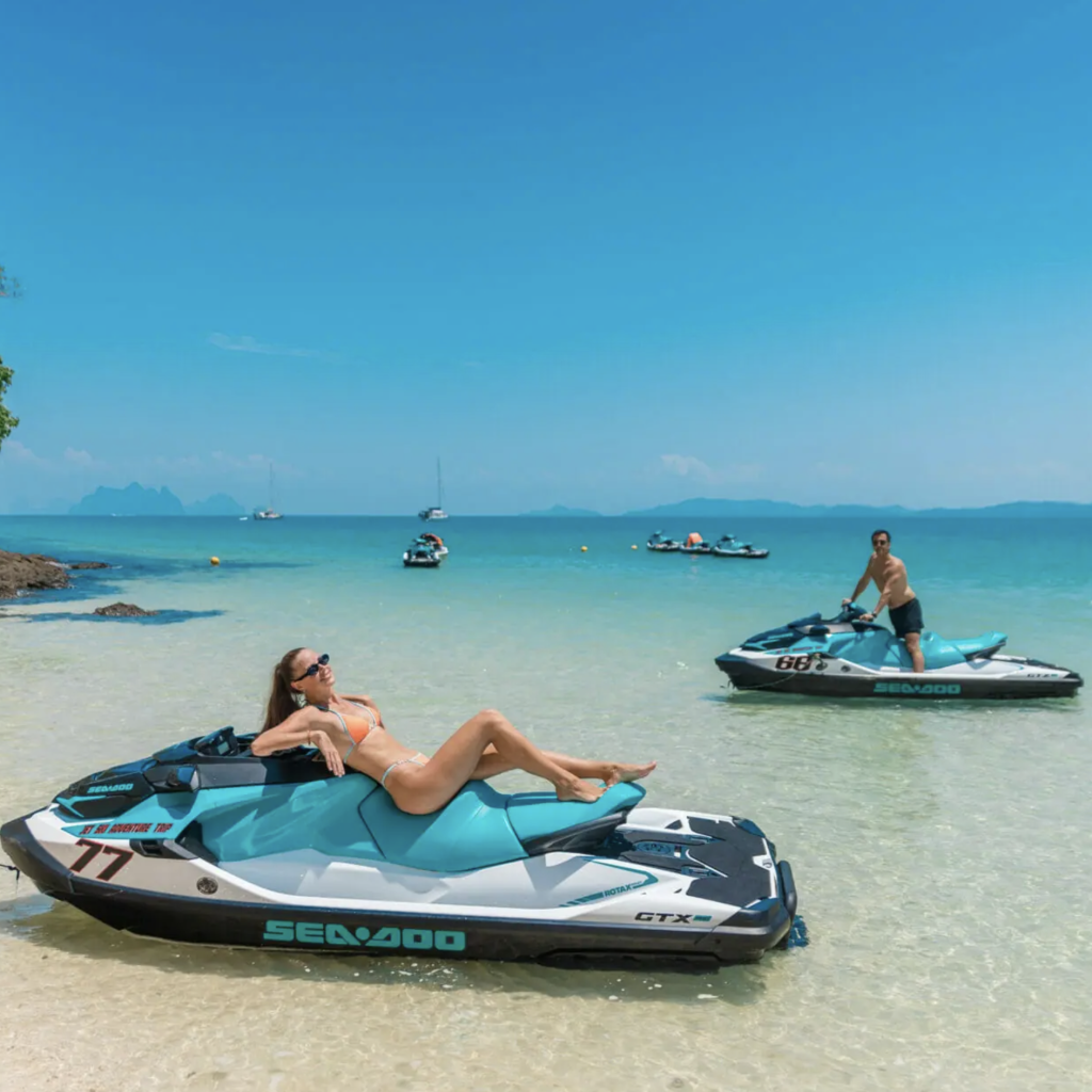 phuket : jetski seadoo 1630cc 4 heures 50km 6 iles