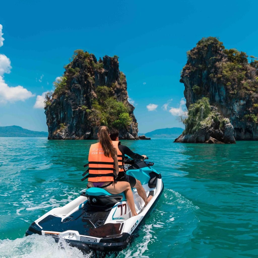 phuket : jetski seadoo 1630cc 4 heures 50km 6 iles