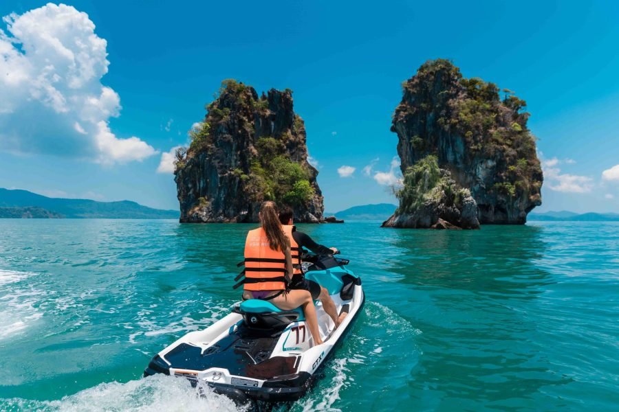 phuket : jetski seadoo 1630cc 4 heures 50km 6 iles