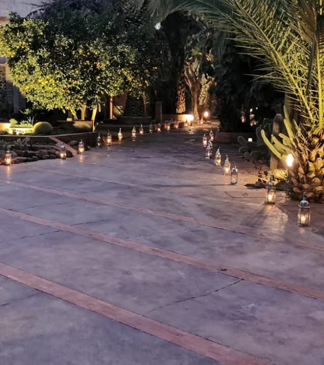 Villa haut standing La Palmeraie Marrakech – location en privatisation complète avec personnel