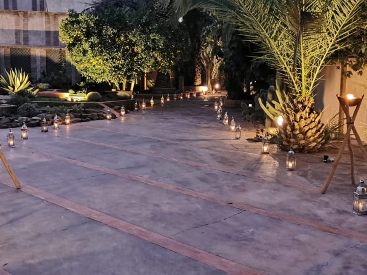 Villa haut standing La Palmeraie Marrakech – location en privatisation complète avec personnel