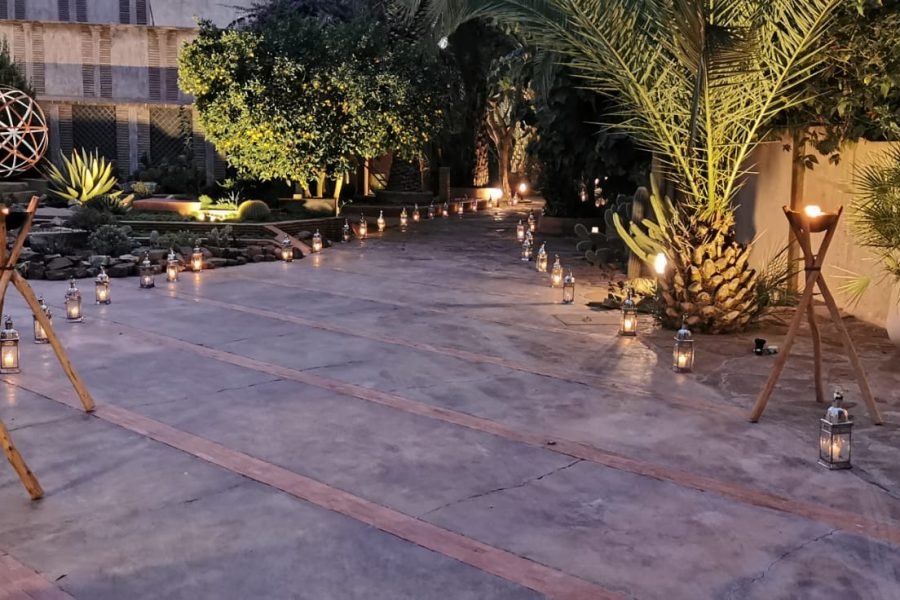 Villa haut standing La Palmeraie Marrakech – location en privatisation complète avec personnel
