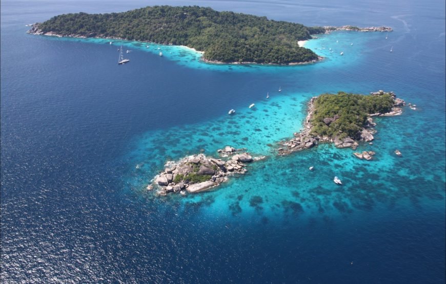 depuis Phuket 1 JOUR – ÎLES SIMILAN (4 ÎLES) TRANSFERT REPAS ASSURRANCE INCLUS