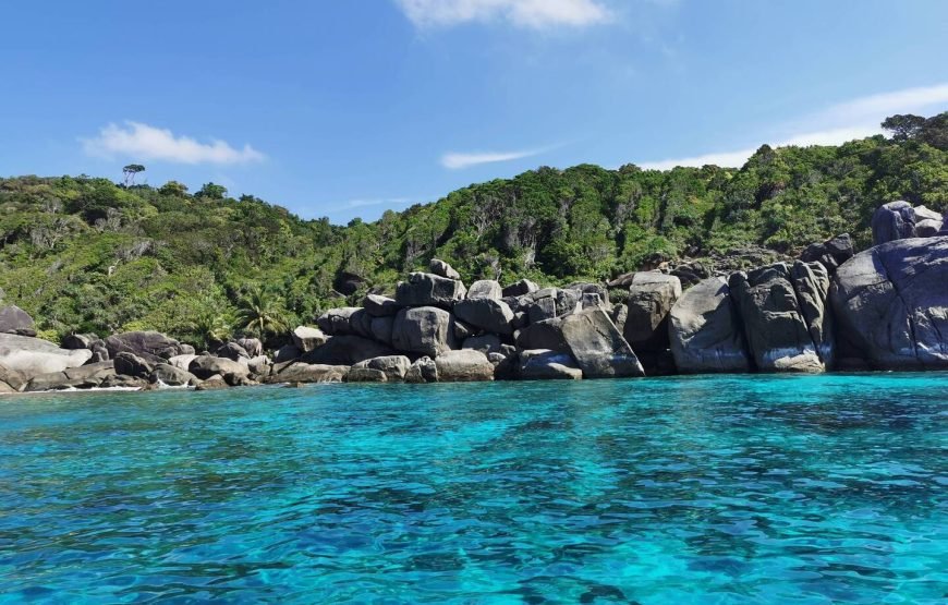 depuis Phuket 1 JOUR – ÎLES SIMILAN (4 ÎLES) TRANSFERT REPAS ASSURRANCE INCLUS
