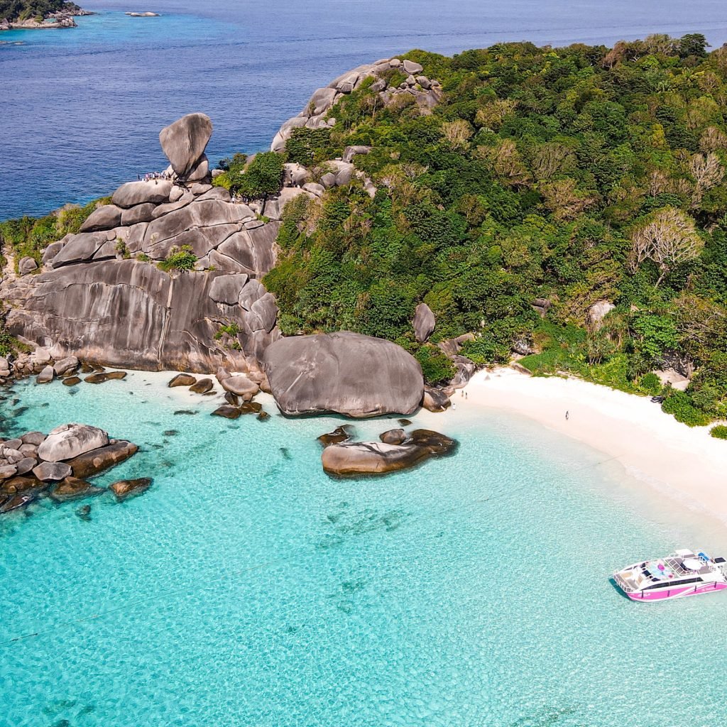 depuis Phuket 1 JOUR – ÎLES SIMILAN (4 ÎLES) TRANSFERT REPAS ASSURRANCE INCLUS