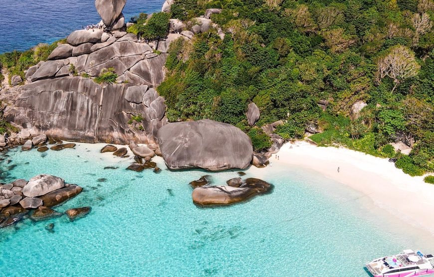 depuis Phuket 1 JOUR – ÎLES SIMILAN (4 ÎLES) TRANSFERT REPAS ASSURRANCE INCLUS