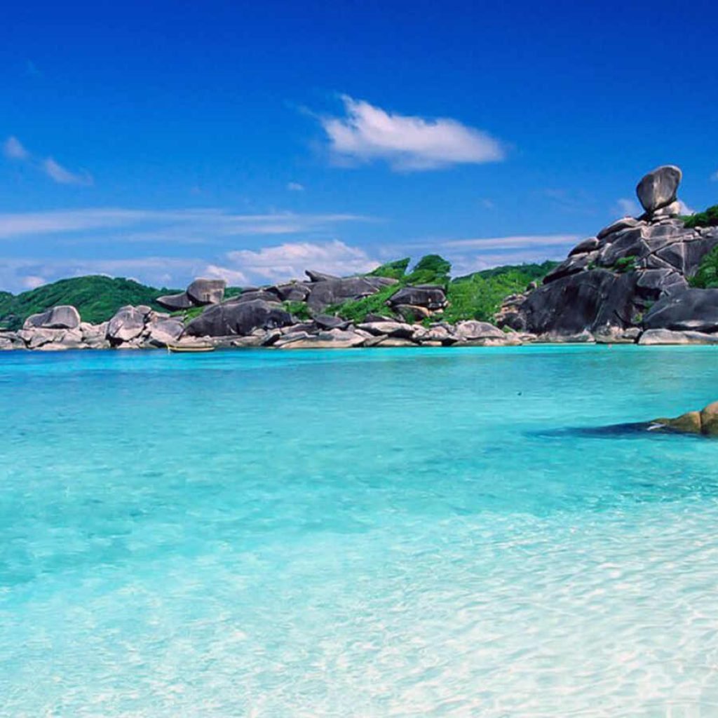 depuis Phuket 1 JOUR – ÎLES SIMILAN (4 ÎLES) TRANSFERT REPAS ASSURRANCE INCLUS