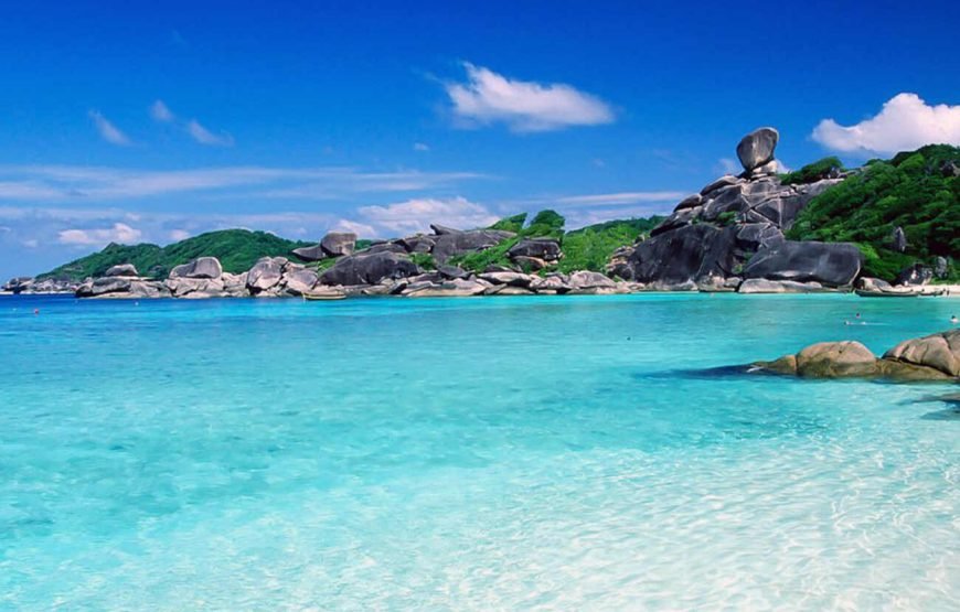 depuis Phuket 1 JOUR – ÎLES SIMILAN (4 ÎLES) TRANSFERT REPAS ASSURRANCE INCLUS