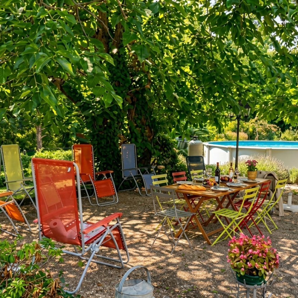 Jolie maison de campagne avec piscine privée entre Lot-et-Garonne et Dordogne